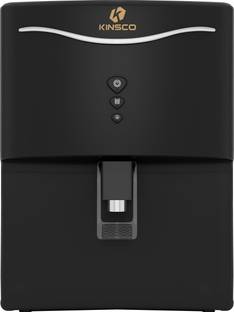 Kinsco Aqua Curvv| Needs No Service For 2 Years| 10 Stage Purification| 8 L RO + UV + UF + Alkaline + ...