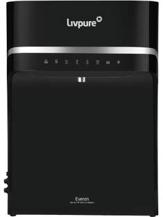 LIVPURE EVERON 6.5 L RO + UV + UF + Copper + Alkaline + Minerals Water Purifier (Filters Included) 10 ...