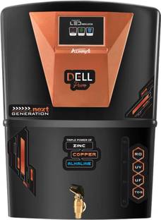 Always Dellpure Copper 9 Stage Purification Water purifier With LED INDICATOR 12 L RO + UV + UF + TDS ...