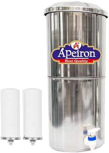 Apeiron Water Purifier With New Ceramic Candle 18 L Gravity Based Water Purifier
