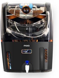 MarQ by Flipkart with Pre filter and BIS Certified 15 L RO + UV + UF + TDS Control + UV in Tank + Copp...