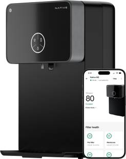 NATIVE By Urban Company M2 | Needs no service for 2 years | 10-stage Purifier 8 L RO + UV + Minerals + Alkaline Water Purifier Smart IoT Features