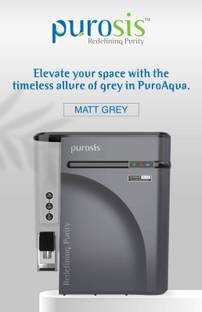 Purosis PuroAqua 12 L RO + UV + UF + Copper + Alkaline + Minerals Water Purifier