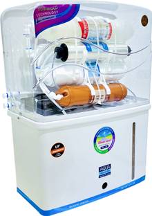 Aquadfresh Zinc Filter Technology, Energy Saving Functions 12 L UV + UF Water Purifier