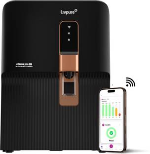 LIVPURE LIV-ETERNA-PRO-IOT 7 L RO + UV + UF + Copper + Alkaline Water Purifier No Service Cost for 2 Y...