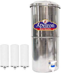 Apeiron Water Purifier With New Ceramic Candle 27 L Gravity Based Water Purifier