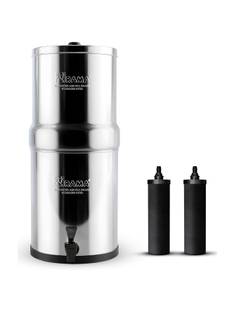 Rama Stainless Steel Non Electric Filter | 8L Storage, 2 Carbon Candles & PP Tap | 17 L Gravity Based ...