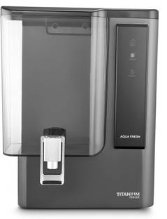 Aqua Fresh Titanium Grey 2 Years Warranty India 1st BIS (IS 16240 :2023) CM/L8100159306 8 L RO + UV + UF + TDS + ALK + Copper Water Purifier