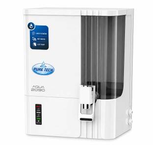 Pure Tee 2090 RO Water Purifier | RO + UV+ Alkaline+B12+Copper Zinc 10 L RO + UV + UF + Copper + Alkal...