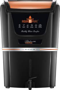 AquaDpure Copper+Alkaline+Zinc RO Water Purifier with 10 Stage Purification Filtration, 12 L RO + UV +...