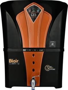 Blair EPIC ALKALINE BIS APPROVED ( IS 16240 ) 15 L RO + UV + UF + TDS Control Water Purifier