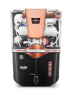 AquaDpure RO Water Purifier with 4 in 1 Copper+Zinc+Alkaline Technology 12 L RO + UV + UF + Copper + A...
