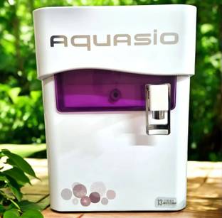 AQUASIO ; Purity Served In Style Water Purifier with RO + UV + UF + Mineral Technology Elegant White &...