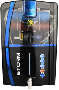 Kaveri AquaFresh Storm Black Smart LED INDICATOR COPPER + ALKALINE Model 12 L RO + UF + TDS + ALK Wate...