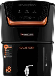 Aqua Fresh i8 BLK COPPER+RO+UV+UF+MINTDS AUTOMATIC ELECTRIC BORWELL RO WATER PURIFIER 12 L RO + UV + U...