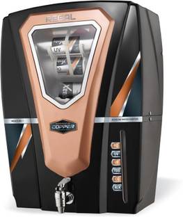 Aqua Fresh Regal black COPPER RO UV TDS ELECTRICAL WATER PURIFIER12L 12 L RO + UV + UF + TDS Control W...