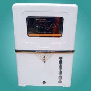 pureworld Novo White Copper-Infused TDS Purifier 12 L RO + UV + Minerals + Alkaline Water Purifier