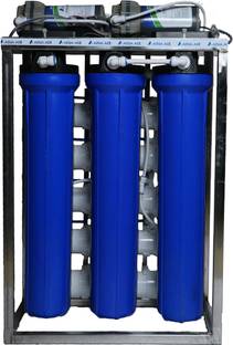 Aqua Ace 50 LPH Commercial RO+UV Water Purifier With Auto Shut Off + TDS Adjuster 50 L RO + UV + UF + ...