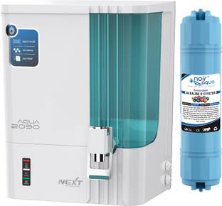 Noir Aqua 2090 Ro Water Purifier, B12 Alkaline, 8 Stage For Home & Office 10 L RO + UV + UF + TDS + Al...