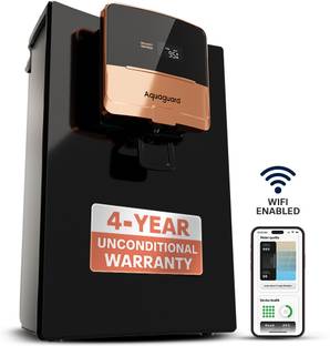 Aquaguard Enrich Ritz Pro ROUVCASS 4X 5 L RO + UV Water Purifier | Zero Cost Service for 4 Years | Sma...
