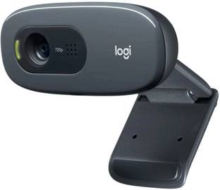 Logitech C-270 720 HD  Webcam with Built-In Microphone USB Connectivity