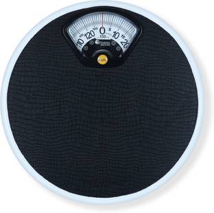 SUVARNA Big Platform, New in Round Shape, Capacity: 130kg, Color: Black Weighing Scale