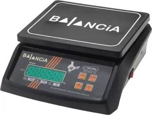 SELMEZ Double Display Weight Machine For Shop Kitchen balance Scale (Black) Weighing Scale