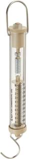 Kambojtraders Spring Balance Acrylic Tubular Dynamometer- Dual Transparent Scale - 10N/1KG Weighing Scale