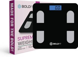 BOLDFIT Weight Machine for Human Weight Digital Weighing Scale