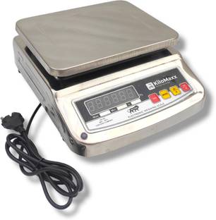 KiloMaxx KM-01 30Kg WIth UltraBright Dual Led Display For Shop Kitchen Industrial Uses Weighing Scale