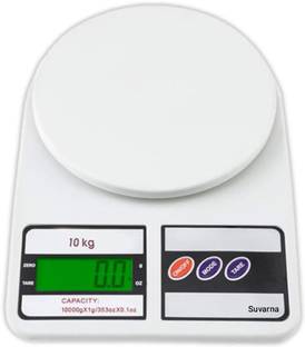 SUVARNA Kitchen Weight Machine 10KG - Jewellery & Food Weighing Scale Weighing Scale