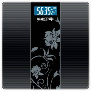 Healthgenie Thick Tempered Glass Display Digital Weight Machine With 3 Years Warranty Weighing Scale