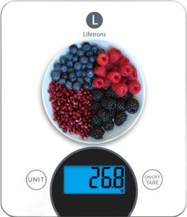 Lifetrons Digital 10KG Kitchen Weight Scale for Food, Baking, Cooking, Diet, and Meal Prep Weighing Scale