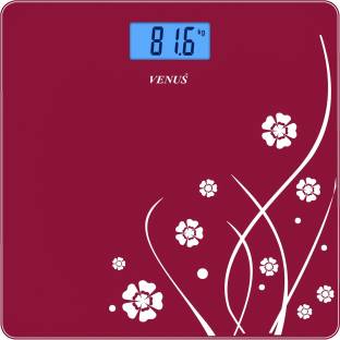 Venus Eps-6399 Red Glass Digital Weighing Scale
