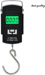 Zqoum Digital 50kg Hanging Vajan Kata For Shop Traveling Use (Black) Weighing Scale Weighing Scale