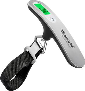 tHemiStO TH-WS09 Digital Luggage Scale with Tare and Hold Function, Max. weight = 50kg Weighing Scale