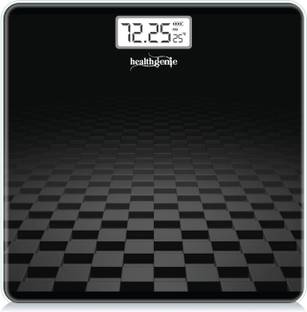 Healthgenie Digital Weight Machine Thick Tempered Glass LCD Display With 3 Years Warranty Weighing Scale