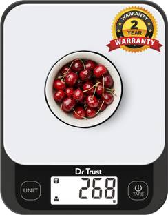 Dr Trust USA Kitchen Scale for Food Weighing 0.1g to 5kg, Digital Weight Machine-528 Weighing Scale