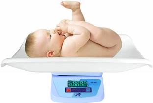 ACU-CHECK Digital Baby Weighing Scale With Tray For Newborn Baby upto 30kg Weight Machine Weighing Scale