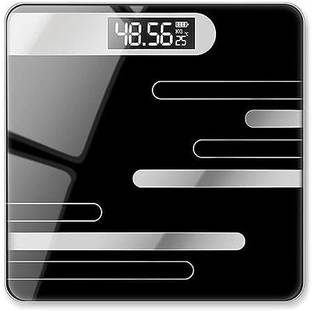 Dr care 180kg Digital Body Weighing Scale Glass LCD Display Personal Black Bathroom Weighing Scale