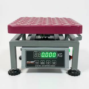 monet international 50 KG; 10*10 Inches STrong & STylish; Dual Display; 2 Days Battery Backup Weighing Scale
