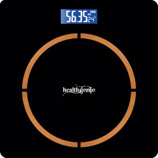 Healthgenie Digital Weight Machine Thick Tempered Glass LCD Display With 3 Years Warranty Weighing Scale