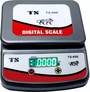 RTB 600 Digital Kitchen Weighing Scale Rechargeable 30kg with Big Backlight(Grey) Weighing Scale