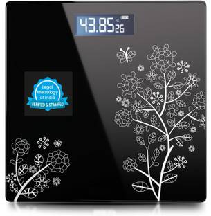 BELENZO Thick Tempered Glass LCD Display Digital Weight Machine body Weighing Scale Weighing Scale