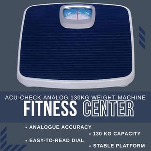 ACU-CHECK Analog 130kg Weight Machine for Human Body Weighing Scale