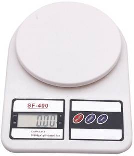 SSVL Electronic Digital 1Gram-10 Kg Weight Scale Kitchen Weight Scale Machine Measure for measuring fruits,shop,Food,Vegetable,vajan,kirana kata,kirana weight machine Weighing Scale for grocery,kata,taraju,shop,computer kata,tarazu,jewellery,sabzi,kirana, Weighing scale (White) Weighing Scale (White) Weighing Scale