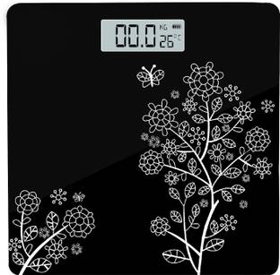 Maxpro WC134 Flora Digital Weighing Scale with thick tempered glass, LCD Panel Weighing Scale