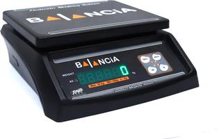 Skeisy rivox weight machine capacity up to 30kg to 1gm with double display(black) Weighing Scale