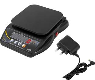 NIVAYO Balancia 10Kg Rechargeable Ultra-Slim Weight Machine - for Home & Kitchen, Shop Weighing Scale