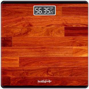 Healthgenie Digital Weight Machine Thick Tempered Glass LCD Display With 3 Years Warranty Weighing Scale